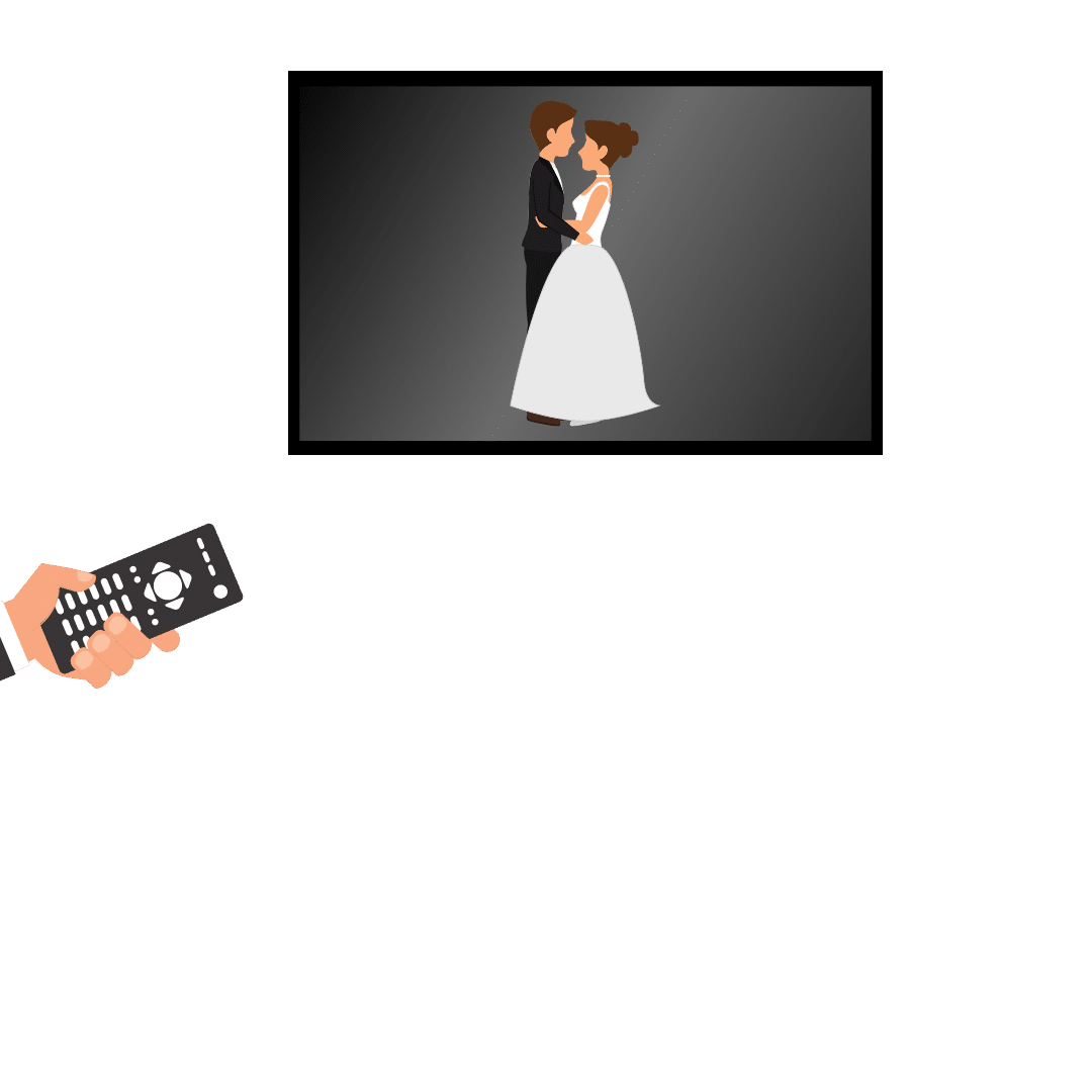 Mariage filmé en live