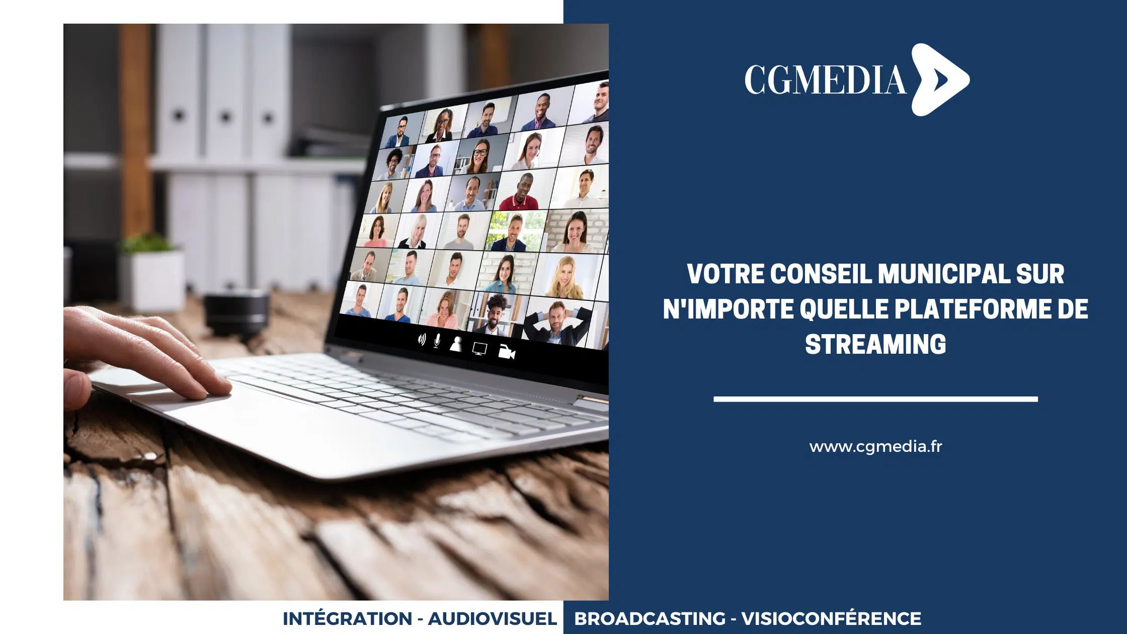 Diffusez votre Conseil Municipal sur n’importe quelle plateforme de streaming